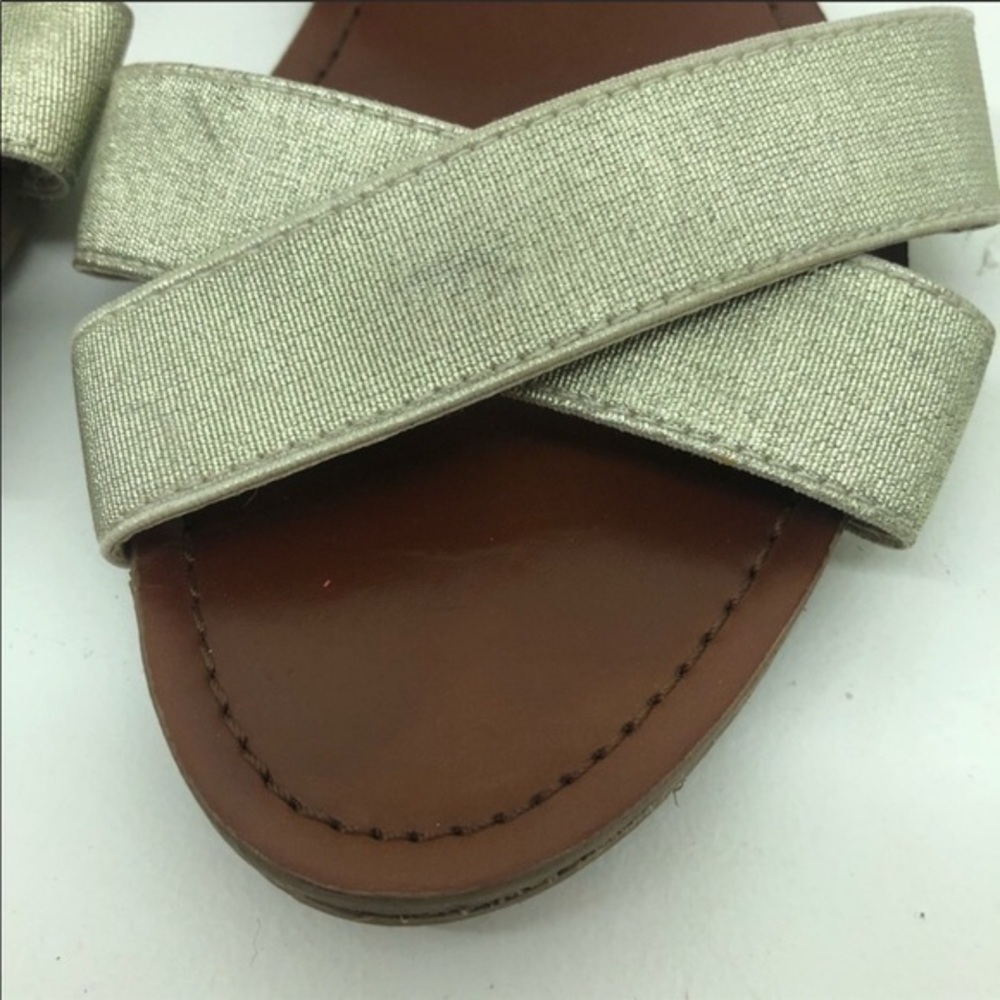 Steve Madden gold metallic quintaa flat sandals - Picture 4 of 8